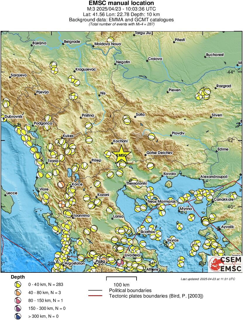Regional moment Tensor