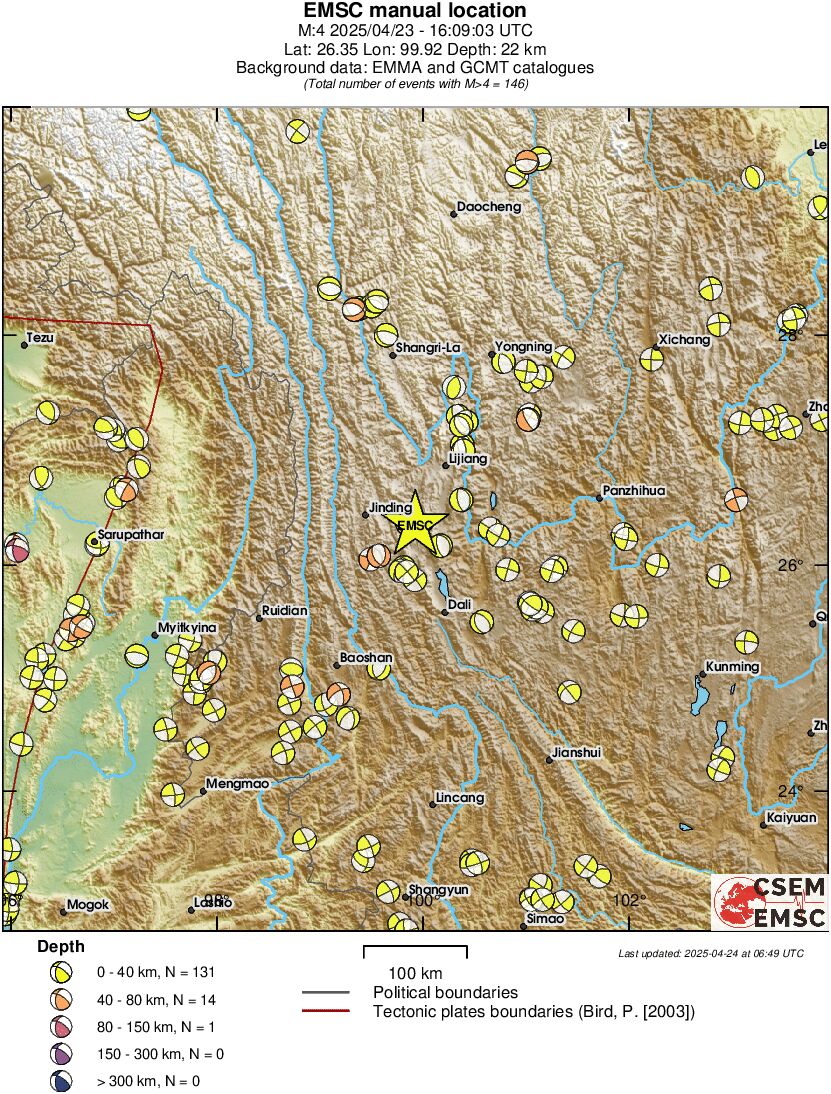 Regional moment Tensor