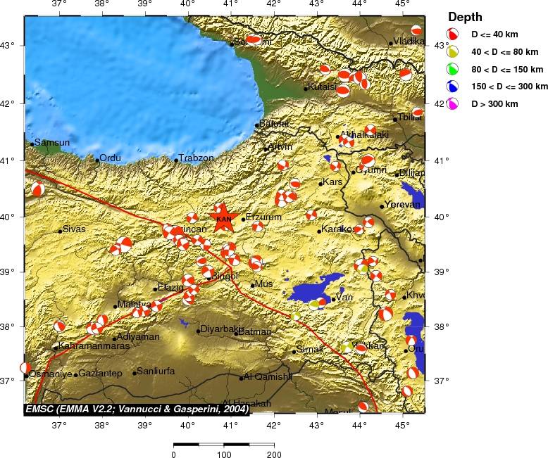 Regional moment Tensor