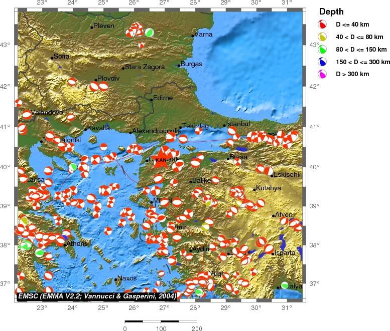 Regional moment Tensor