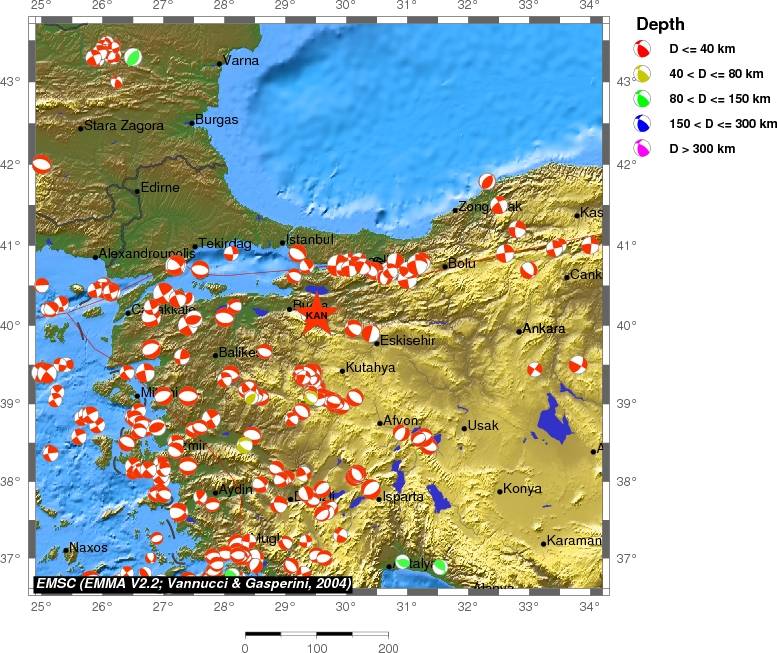 Regional moment Tensor