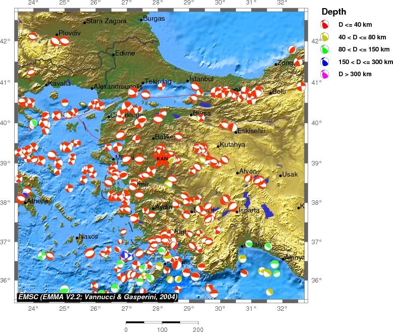 Regional moment Tensor