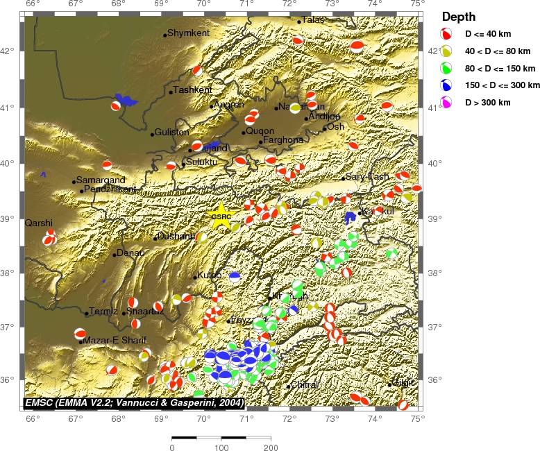 Regional moment Tensor