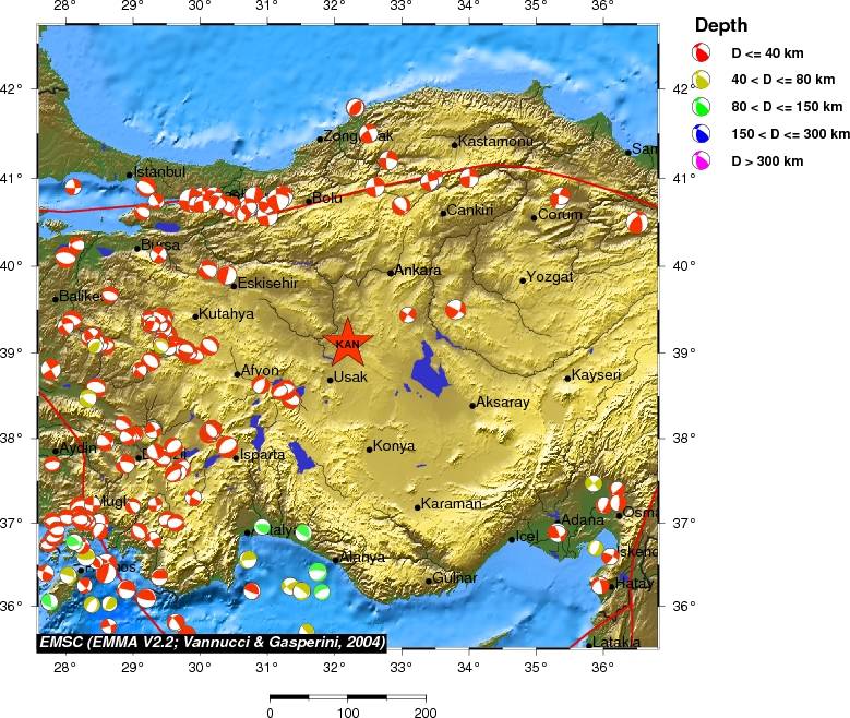 Regional moment Tensor