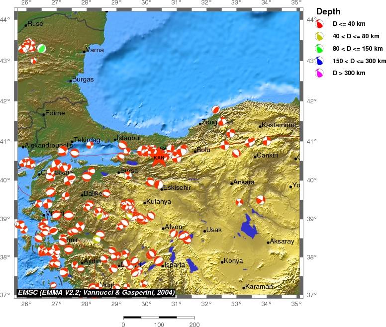 Regional moment Tensor
