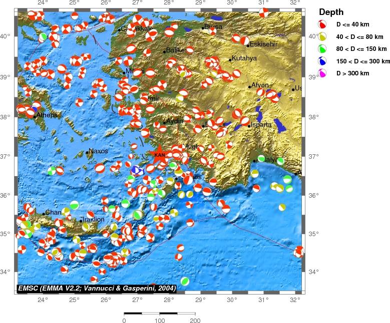 Regional moment Tensor