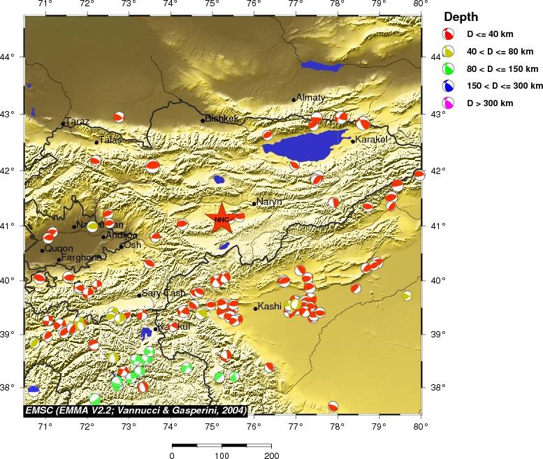 Regional moment Tensor