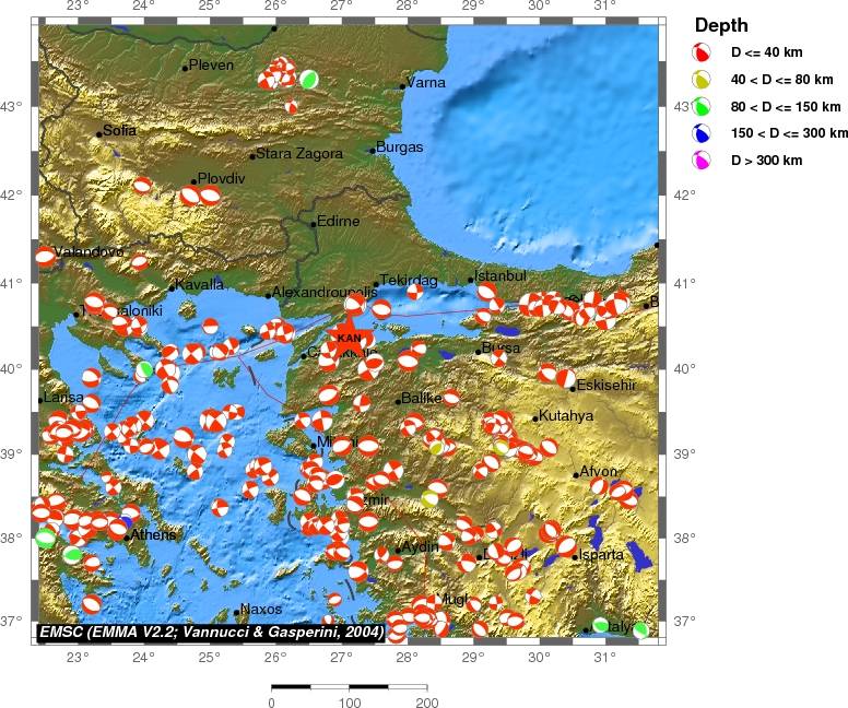 Regional moment Tensor