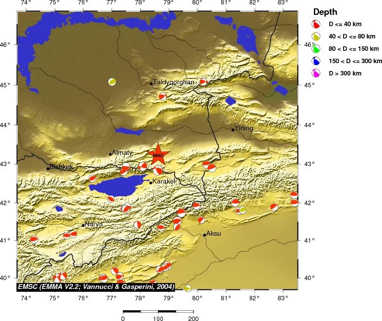 Regional moment Tensor