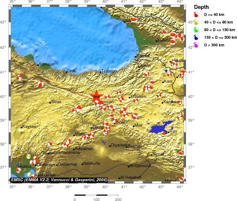 Regional moment Tensor