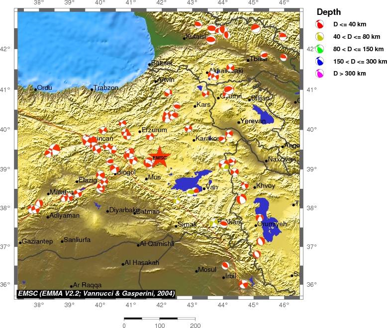 Regional moment Tensor