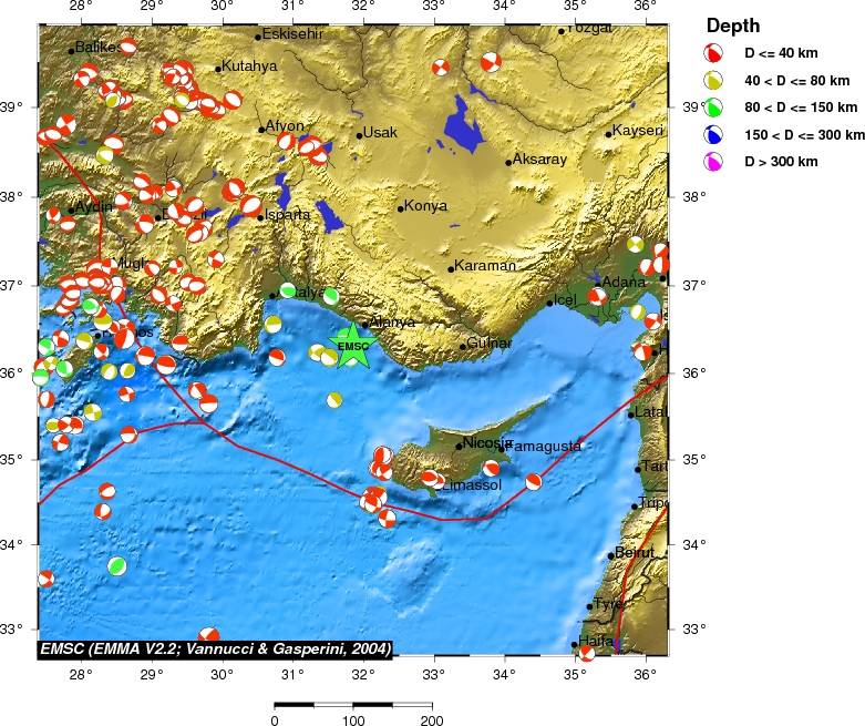 Regional moment Tensor