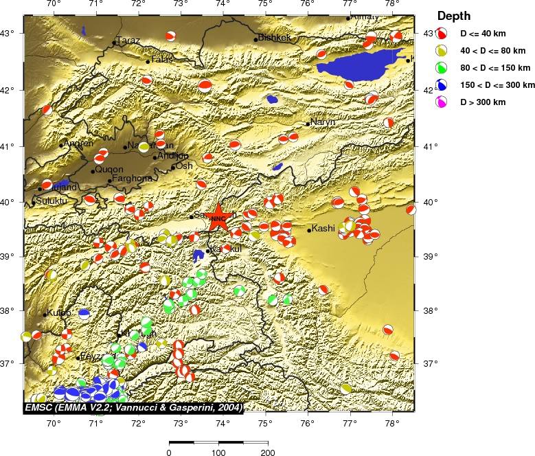 Regional moment Tensor