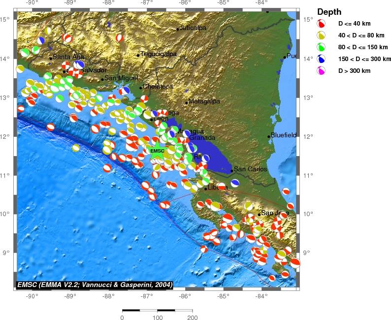 Regional moment Tensor