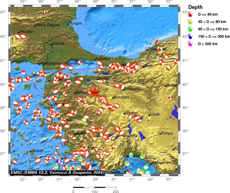 Regional moment Tensor