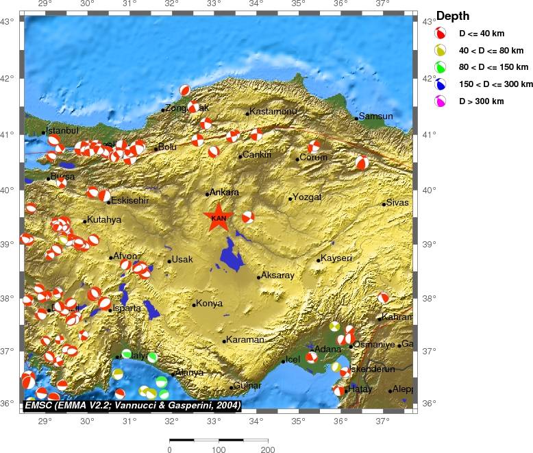 Regional moment Tensor