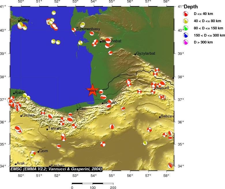 Regional moment Tensor