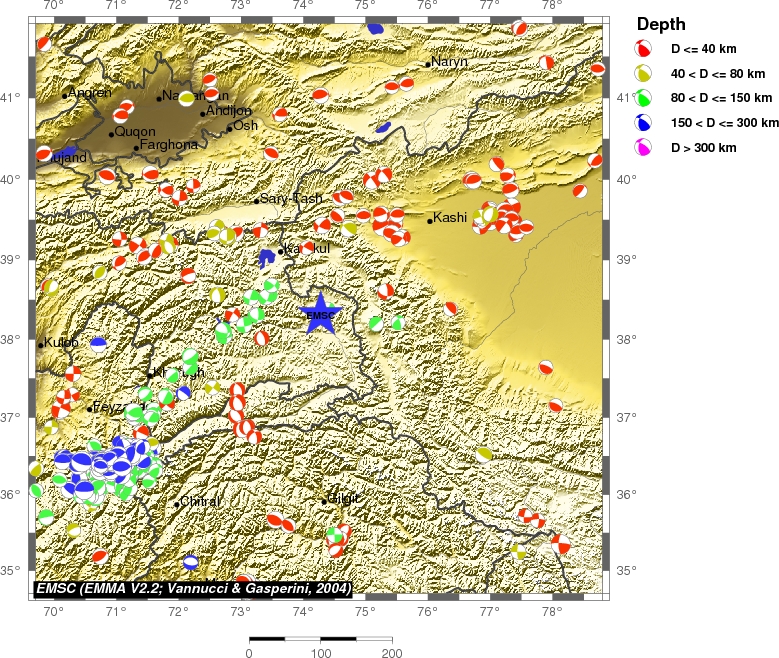 Regional moment Tensor