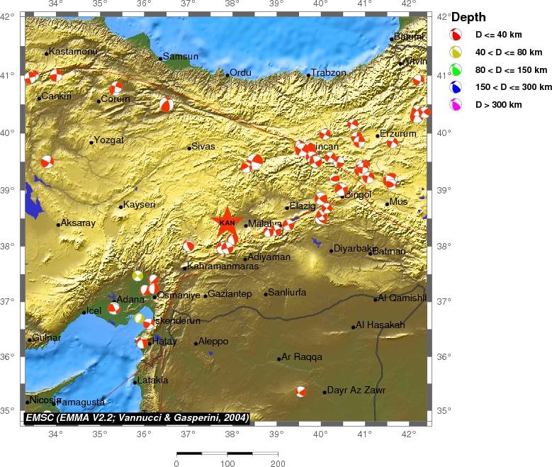 Regional moment Tensor