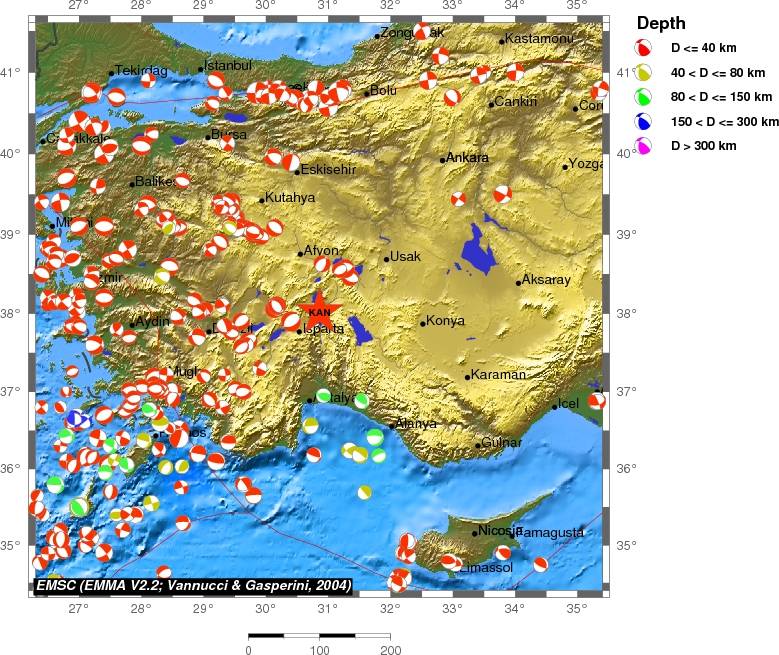 Regional moment Tensor
