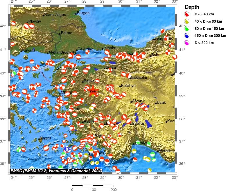 Regional moment Tensor