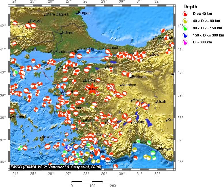Regional moment Tensor