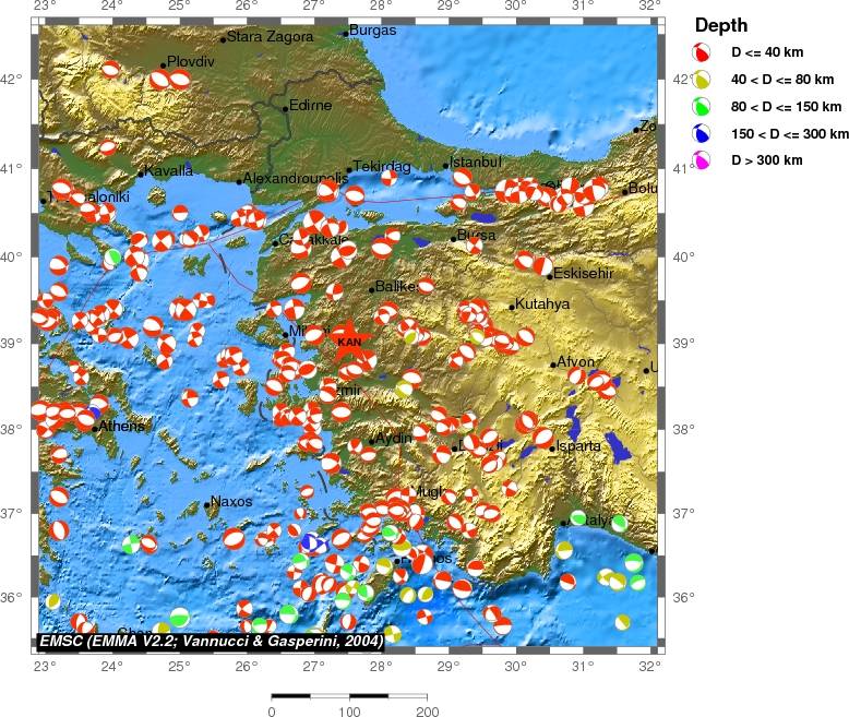 Regional moment Tensor