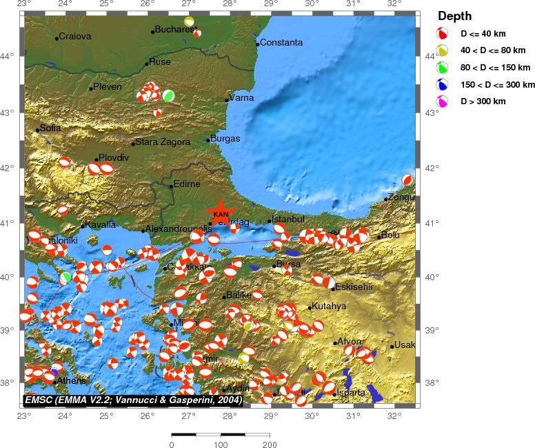 Regional moment Tensor