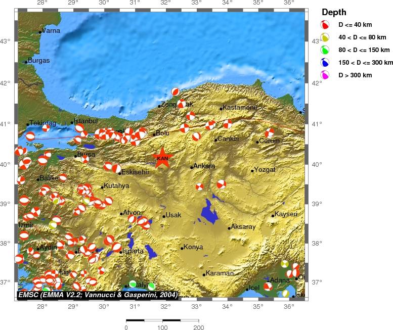 Regional moment Tensor