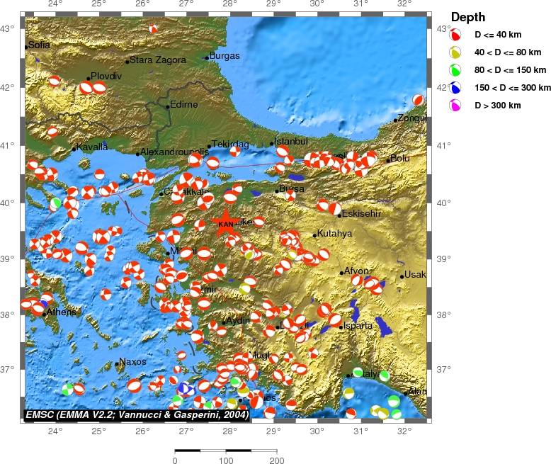 Regional moment Tensor