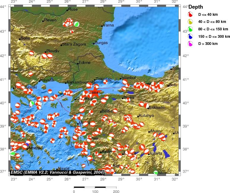 Regional moment Tensor