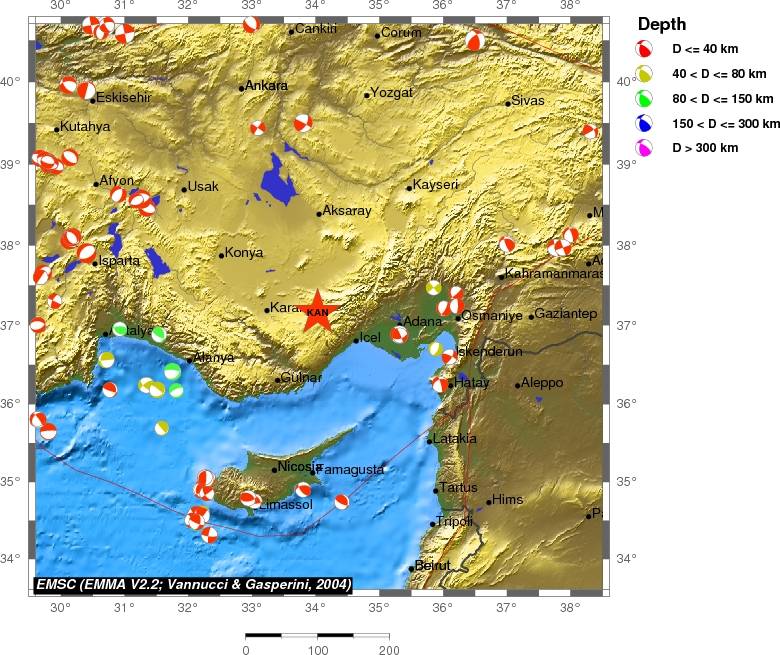 Regional moment Tensor