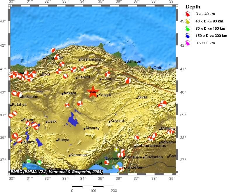 Regional moment Tensor