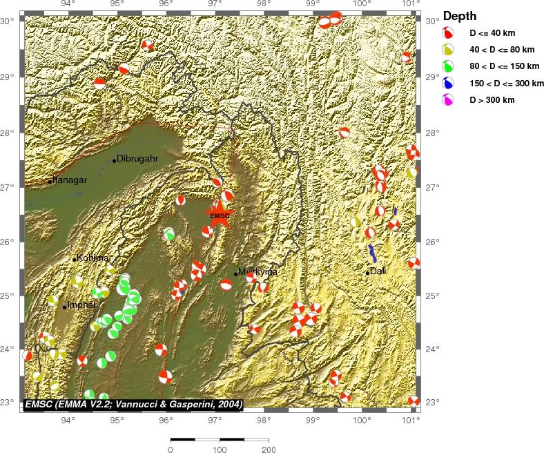 Regional moment Tensor