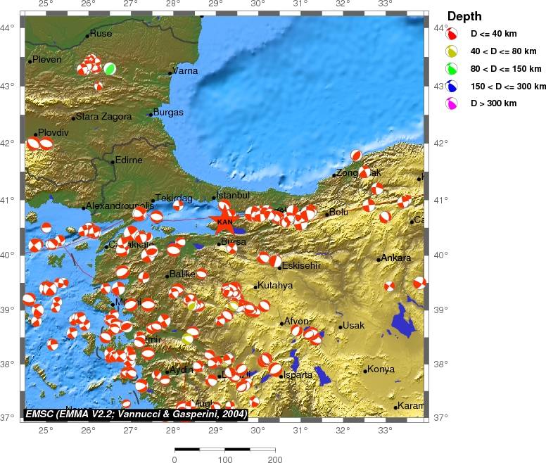 Regional moment Tensor