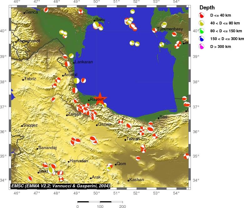 Regional moment Tensor
