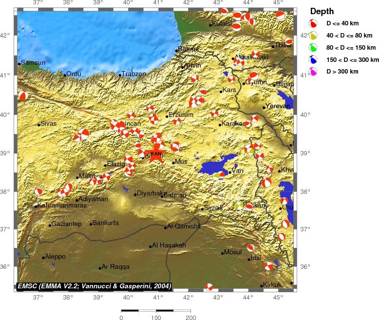 Regional moment Tensor