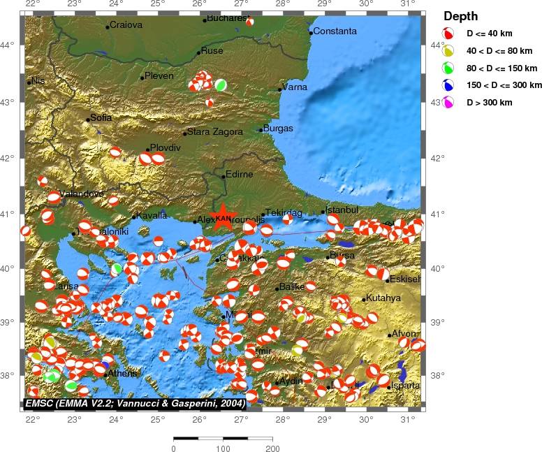Regional moment Tensor