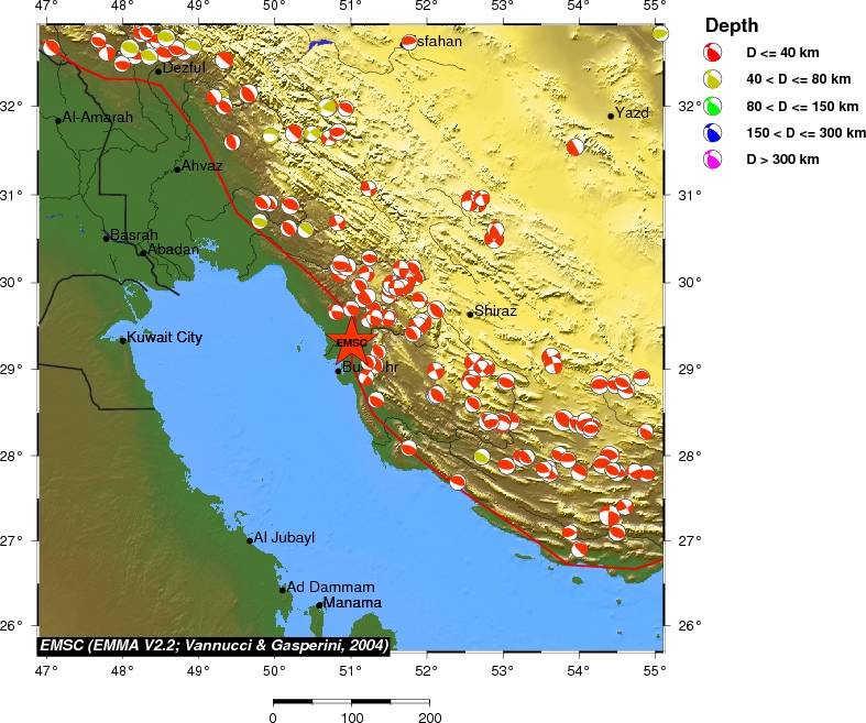 Regional moment Tensor