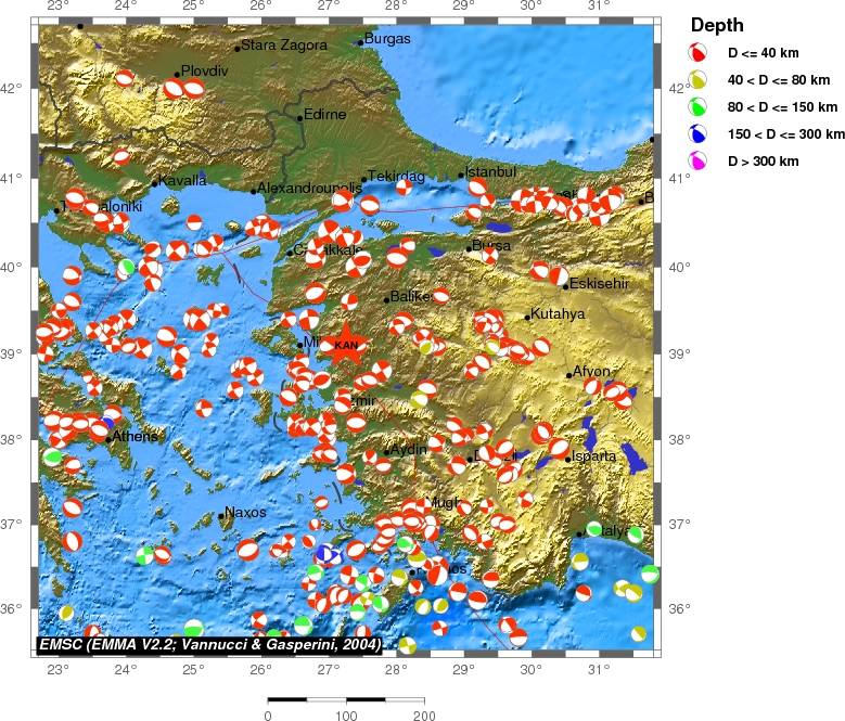 Regional moment Tensor