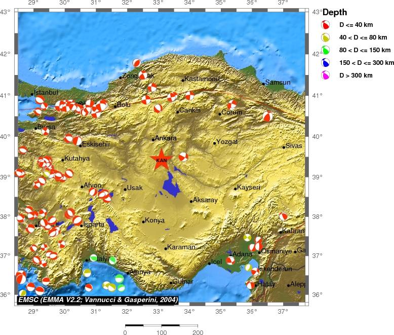Regional moment Tensor