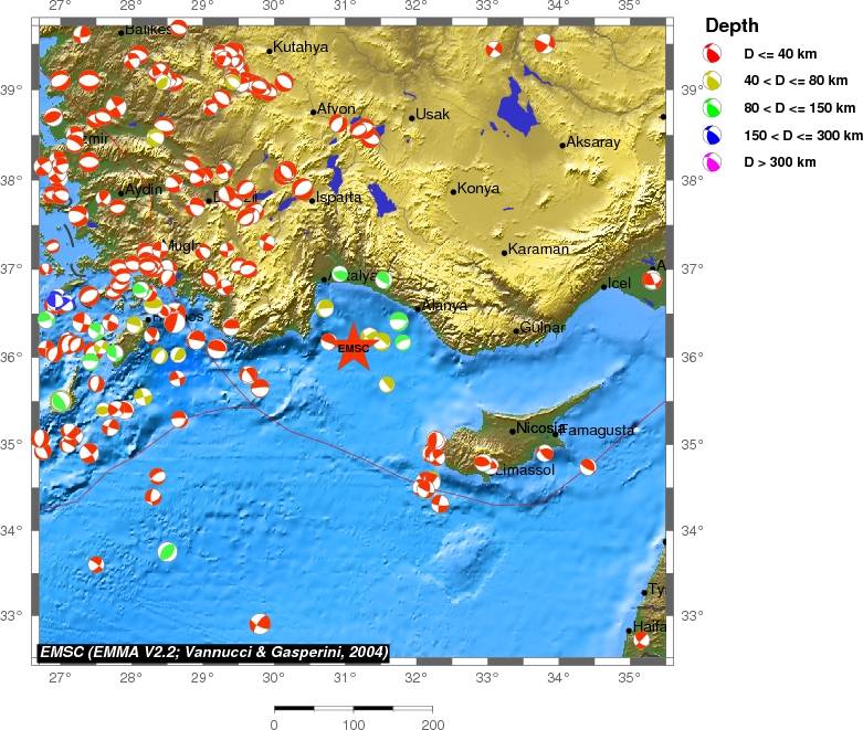 Regional moment Tensor