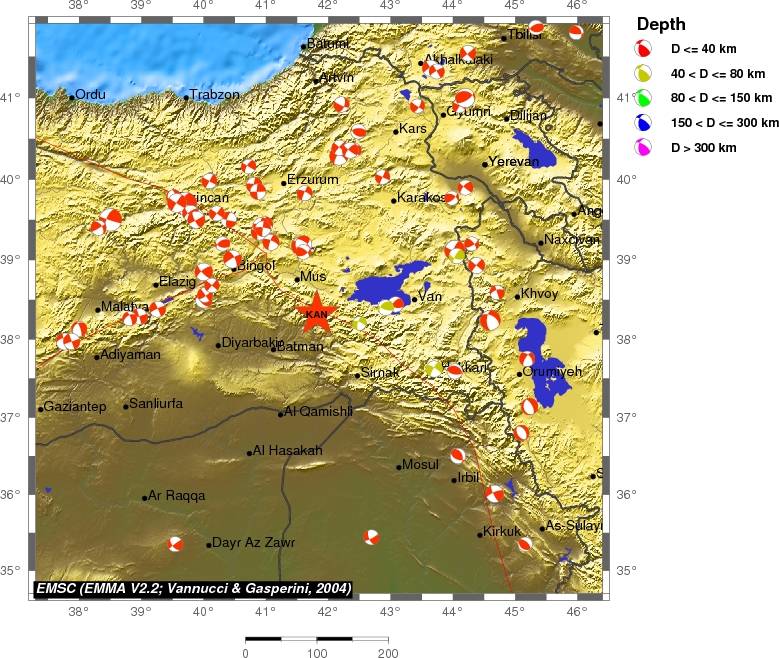 Regional moment Tensor