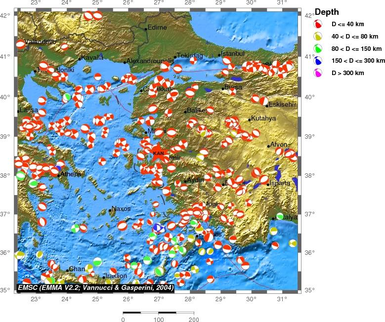 Regional moment Tensor