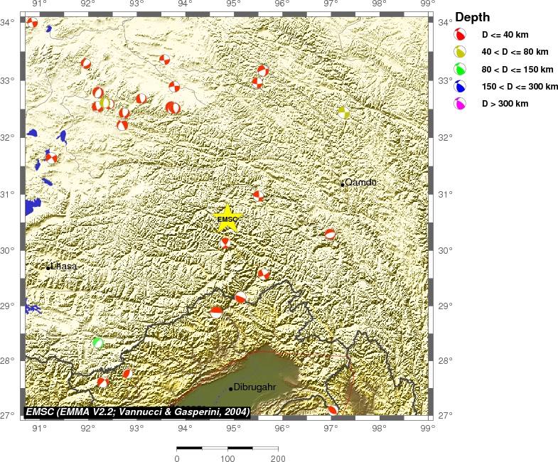 Regional moment Tensor