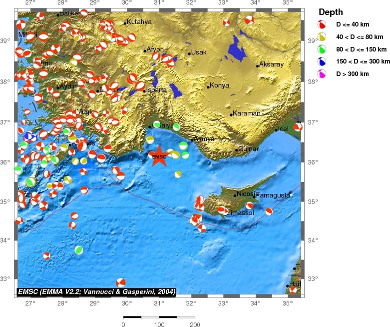 Regional moment Tensor