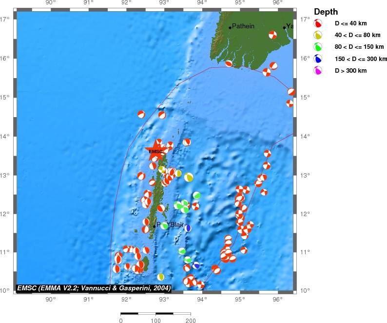 Regional moment Tensor