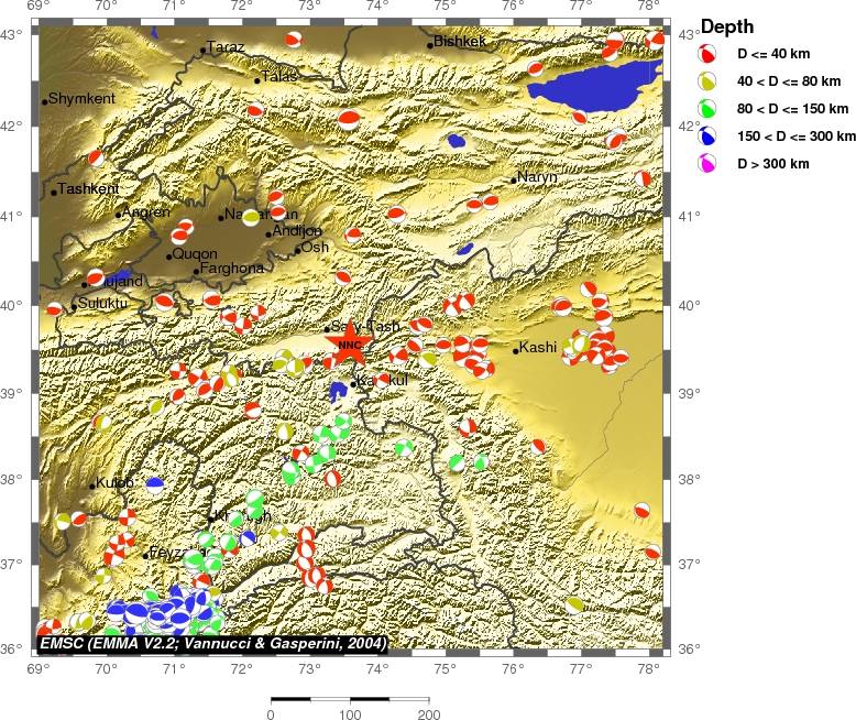Regional moment Tensor