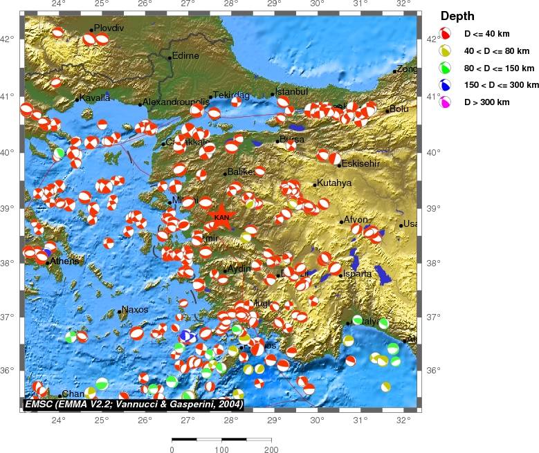 Regional moment Tensor