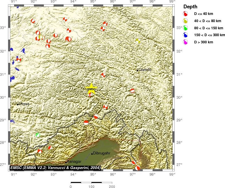 Regional moment Tensor